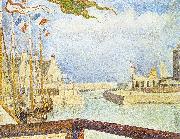 Georges Seurat Port en Bessin, Sunday oil on canvas